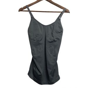Caramel Carina Gray Breast Feeding friendly Tank S/M